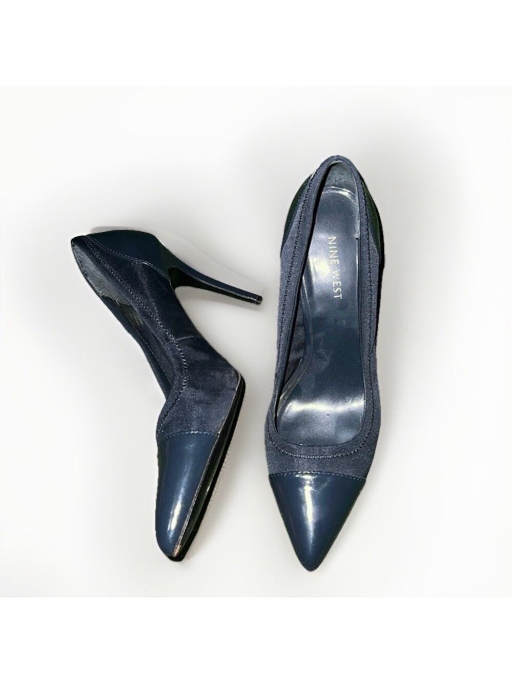 Nine West Black Patent Leather Heels